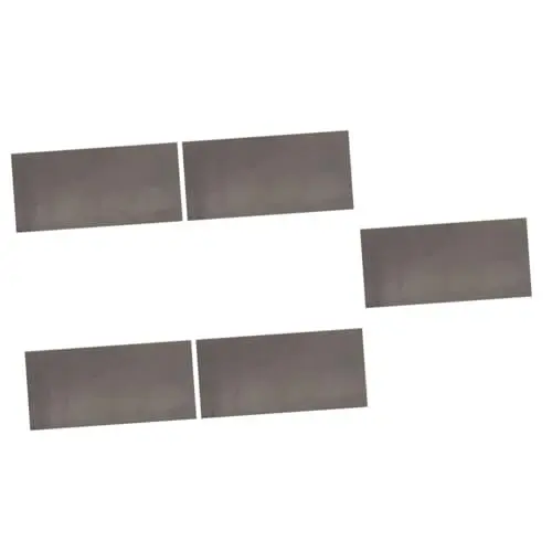 Produktbild: Zerodeko 5st Glasfensterfolie Sonnenschutzfolie Für Die Privatsphäre Fensterschutzaufkleber Fenster Tönungsfolie Statische Sichtschutzfolie Für Fenster Frischhaltefolie Das Haustier Grey