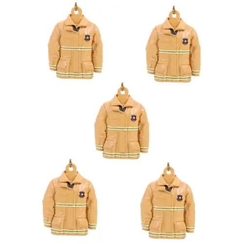 Produktbild: Zerodeko 5st Kreative Feuerwehrbekleidung Dekorationen Zum Aufhängen Von Fenstern Verzierung Der Marineuniform Feuerwehrmann Hängende Verzierung Weihnachten Kreativer Baum Harz Schreibtisch