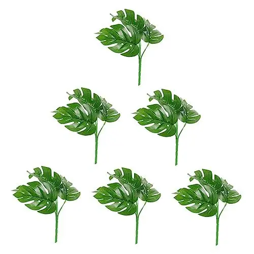 Produktbild: Zerodeko Künstliche Topfpflanze Mit 6 Sonnenblumenblättern Simulationspflanze Ideal Als Schreibtischdekoration