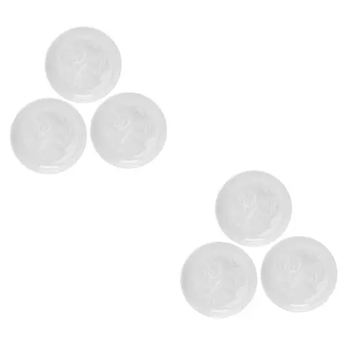 Produktbild: Zerodeko 6 Stk popular tatsächl Premium-Keramikmaterial würfelzucker dose cadfi Beliebt Zuckerschale the sugar jar zuckerdosen Keramik Saucenschale Haushalt das Gericht Essiggericht Weiß