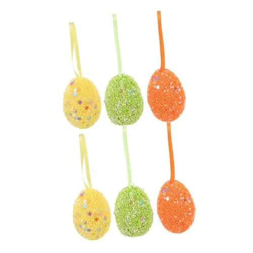 Produktbild: Zerodeko Ostern Hängende Dekorationen 6 Stücke Ostern Decor Schaum Dekorationen Ostern Party Einfach Zu