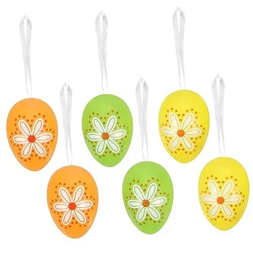 Produktbild: Zerodeko 6st Simulierter Eieranhänger Korb Osterdeko Osterspielzeug Vorgefüllte Ostereier Osterspiele Für Mini-Ostereier Osterleckereien Osterflagge Füllstoffe Osterhandwerk Plastik