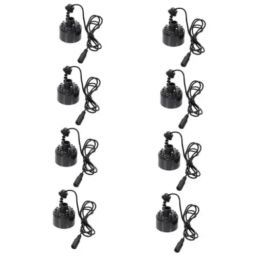 Produktbild: Zerodeko 8 Stücke Tauch Aquarium Geräuscharm Licht Nebel Sprayer Halloween Nebel Maker Für Aquarium