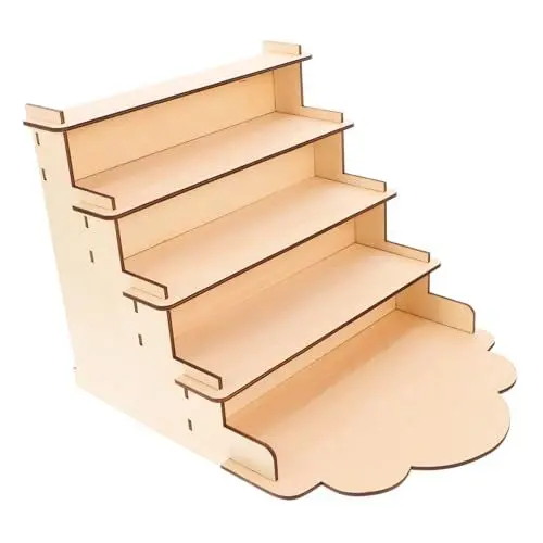 Produktbild: Zerodeko Kartendisplayständer Kompakter Grußkartenständer Stabile Holzkonstruktion für Postkarten und Sammlerstücke