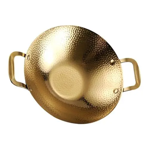 Produktbild: Zerodeko Kochgeschirr Stielkasserolle Gehämmertes Design Antihaftbeschichtet Leicht Zu Reinigen Für Camping Im Freien