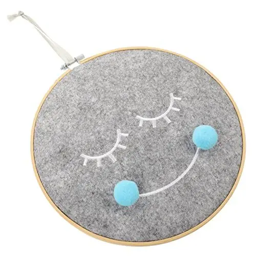 Produktbild: Zerodeko Elegante Filzkunst-wanddekoration Im Nordischen Stil Gewebtes Handwerk Wandanhänger Für Jungen- Und Mädchenzimmer Als Weihnachtsdekoration