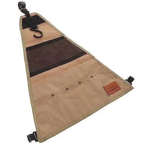 Produktbild: Zerodeko Besteck Aufbewahrungstasche Dreieckige Reisetasche Reiseartikel Camping Geschirr Tasche Picnic Bag Reisezubehör Campingzubehör Outdoor-Hängetasche Organizer-Tasche zum Aufhängen
