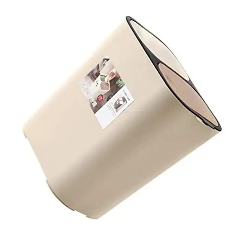 Produktbild: Zerodeko Pp-material Home Mülleimer Recycling-mülleimer Für Die Trennung Von Trockenem Und Nassem Müll in Der Küche