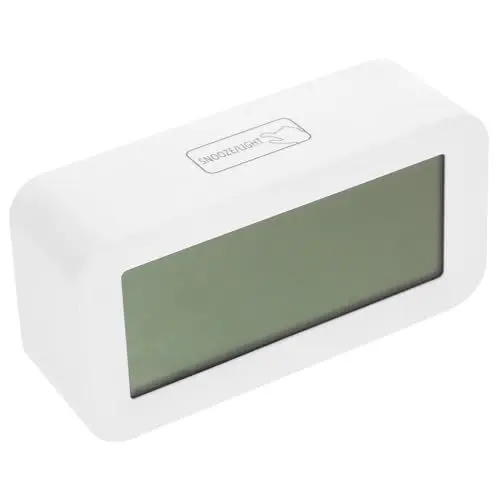 Produktbild: Zerodeko LCD-wecker - Temperaturanzeige Geräuschlos Tickt Nicht Mini-digitaluhr Fürs Bett Mit Lichtfunktion Batterielos