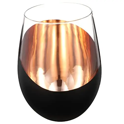 Produktbild: Zerodeko Elegantes Weinglas Ohne Stiel Für Cocktails Rot/weiß/whisky Für Zuhause Restaurant 1 Stück