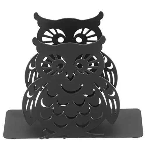 Produktbild: Zerodeko Eule Serviettenhalter Serviettenständer Eule Aus Metall Hochzeitstischdekoration Serviettenhalter Deko Serviettenständer Tischspender Schmiedeeisen Gewebe Banketttisch
