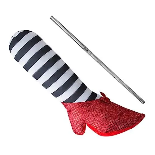 Produktbild: Zerodeko Fake Stripe Leg High Heels Requisiten für Halloween Kreative Partyzubehör für Gruselige Feiern Foto Requisiten für Unvergessliche