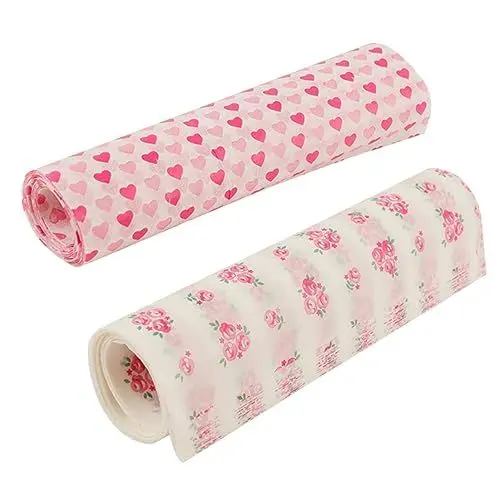 Produktbild: Zerodeko Boxen -freundliche Lebensmittelverpackungen Wachs umhüllt Wachs frischhaltefolie klarsichtfolie Packpapier Wachspapier backen ölbeständiges Wachspapier Ofen