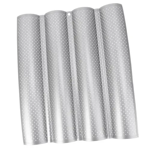 Produktbild: Zerodeko Brotbackform Für Baguettes Antihaft- -backblech Aus Slot Design Für Französisches Brot Für Zuhause Und Bäckereien Einfache Handhabung Und