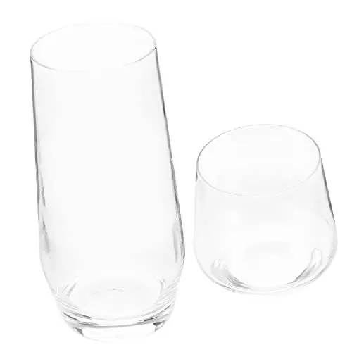 Produktbild: Zerodeko 2pcs Große Doppelwandige Cocktail Gläser Whisky Es Bar Party Tassen