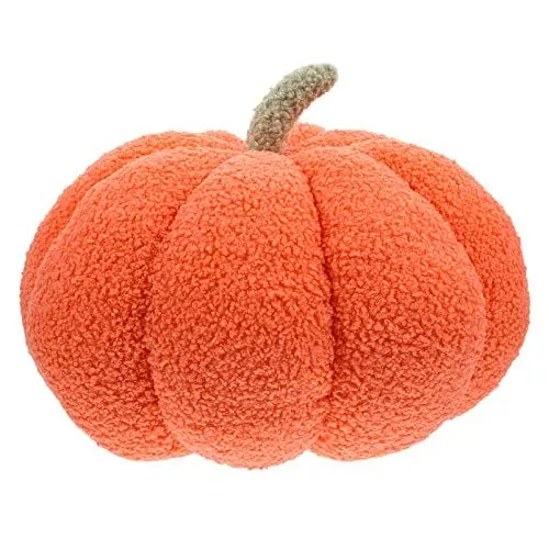 Produktbild: Zerodeko Kürbis- -wurfkissen 28 cm Orangefarbenes Plüschspielzeug Für Herbstdekoration Zu Halloween Und Thanksgiving