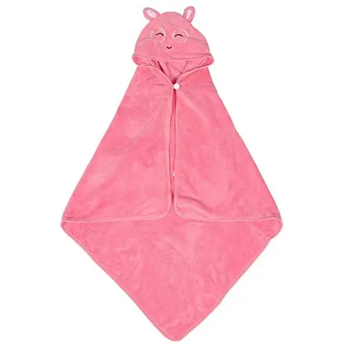 Produktbild: Zerodeko Niedliches Babyhandtuch Mit Kapuze – Super Saugfähiges Kinderbadetuch Strandtuch Für Jungen Und Mädchen 90 X 90 cm