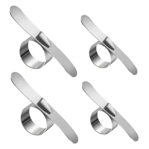 Produktbild: Zerodeko 1satz Teiliges Aus Orange Peelers Ergonomische Ring Obstschäler Für Grapefruit Zitrusfrüchte Und Rostfrei Und Leicht Zu Reinigen Für Und Camping