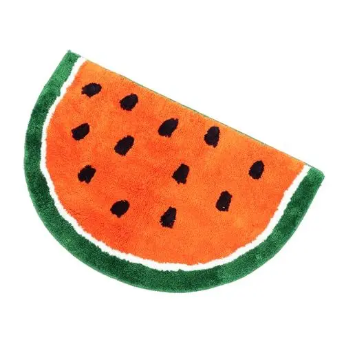 Produktbild: Zerodeko Badezimmer-fußmatte Mit Wassermelonenmuster Cartoon-Matte Rutschfester Teppich Für Den Haushalt