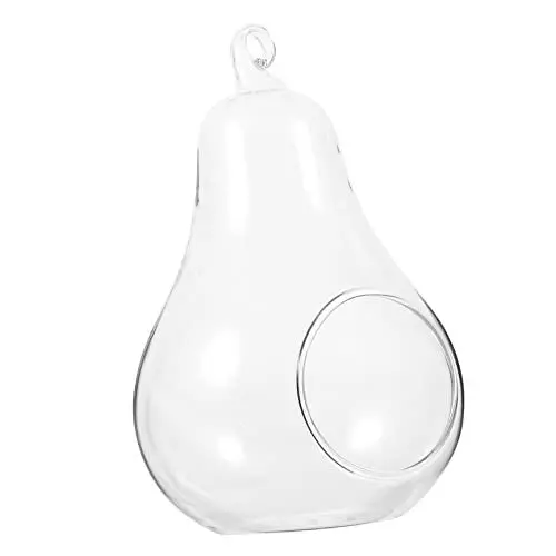 Produktbild: Zerodeko Klarer Glas-kerzenhalter Winddicht Und Hitzebeständig Für Wohnzimmer Und Hochzeitsdekoration Transparente Glasvase Für Kleine Pflanzen Und Teelichter
