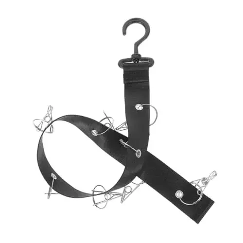 Produktbild: Zerodeko Hockey-trockenhalter Tragbarer Hängetrockner Riemen und Haken Hockey-zubehör für Jungen Outdoor-camping-organizer