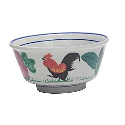 Produktbild: Zerodeko Multifunktionale Retro Suppenschüssel Vintage Hühnerschale Praktische Küchenschüssel Für Reis Nudeln Und Für Familienfeiern Und Restaurantnutzung