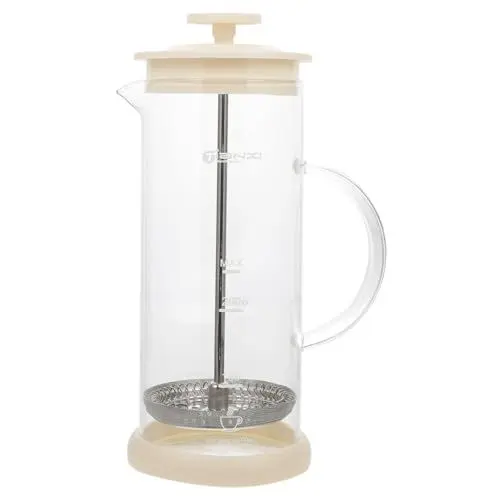 Produktbild: Zerodeko Milchaufschäumer Handheld Maker Manuelle Milchaufschäumer Glaskrug für Kaffee Latte Und-freundliche