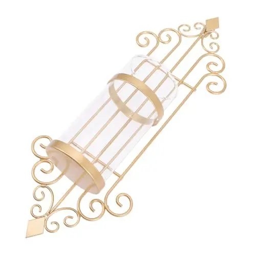 Produktbild: Zerodeko Luxuriöser Kerzenhalter in Roségold Wanddekoration Für Hochzeit Party Zuhause