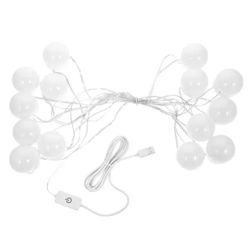 Produktbild: Zerodeko Kosmetikspiegel LED Lampe mit Leuchten Dimmbar und Drei Lichtfarben Einfache Installation für Schminktisch und Badezimmer für Ihre Wohnraumgestaltung
