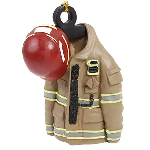 Produktbild: Zerodeko Kreative Feuerwehrbekleidung Anhänger Für Halsketten Weihnachtsdekoration Halskette Medaillon Verzierung Der Feuerwehrkleidung Feuerwehr Partyzubehör Verzierung Der Marineuniform