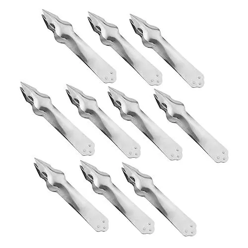 Produktbild: Zerodeko 10pcs Ananas Auge Entferner Edelstahl Ananas Schäler Pineale Auge Schäler Remover Werkzeug Küche Werkzeug