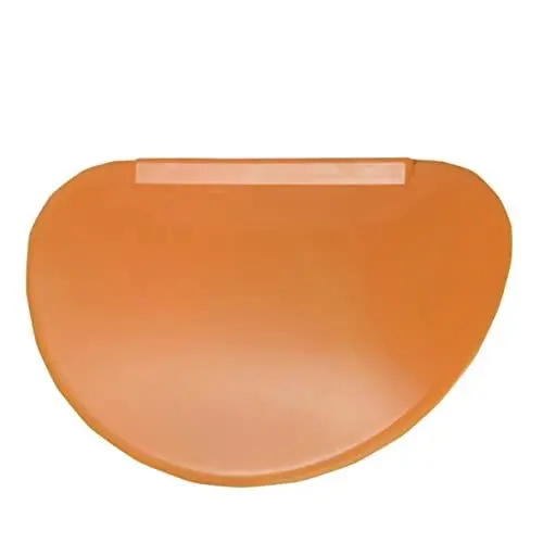 Produktbild: Zerodeko Küchenschneider Kuchenschaber Butterschaber 158x105x0,5cm Kunststoff Orange Zum Glätten Von Fondant Und Dekorieren Von Kuchen Unverzichtbar Für Backenthusiasten Und Küchenliebhaber