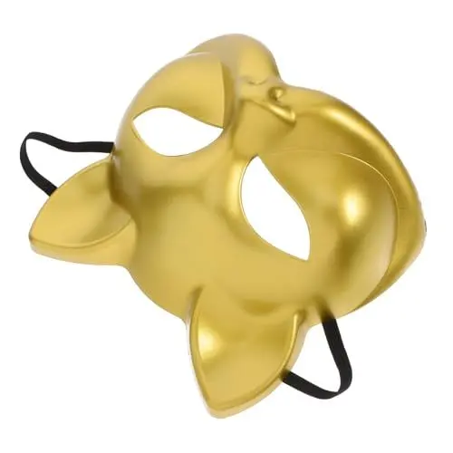 Produktbild: Zerodeko Goldene Tier-halbkatzenmaske Kostüm-Requisite für Karneval Cosplay Tanz Party Gastgeschenke