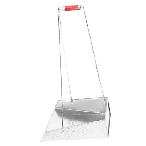 Produktbild: Zerodeko Handkehrblech Aus Metall Mit Ergonomischem Griff Für Hausreinigung Und Müllentsorgung Robust Und Langlebig Für Täglichen Einsatz