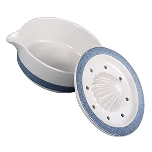 Produktbild: Zerodeko Praktische Manuelle Zitronenpresse Keramik Effizienter Zitruspressen Für Frische Säfte Für Zuhause Ergonomisches Design Für Einfachen Gebrauch Und Saftausbeute