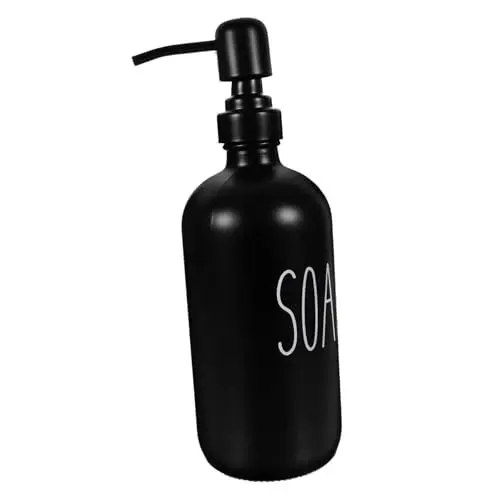 Produktbild: Zerodeko Hand-flüssigseifenspender Tragbare Reise-pumpflasche Auslaufsicher Duschspender Stilvolle Glaspumpe Multifunktionaler Shampoobehälter