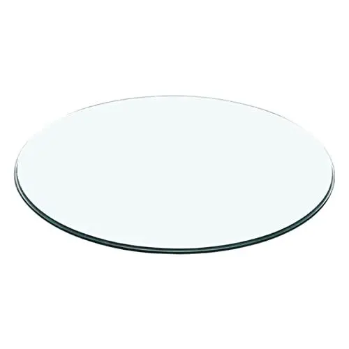 Produktbild: Zerodeko Home Glastischplatte Runde Glastischplatte Verdickt Gehärtet für Kleinen Esstisch