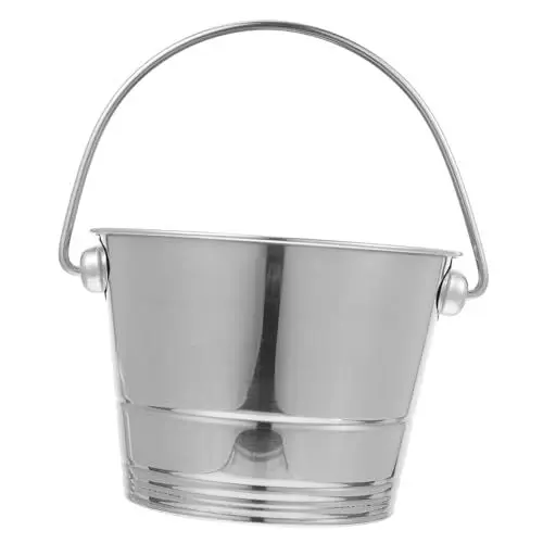 Produktbild: Zerodeko Portable Eiskübel Handlicher Ice Container Für Party Outdoor Doppelwandig Isolierter Kühlbehälter Für Wein Bier Und Getränke Design Für Bars Und Ktv