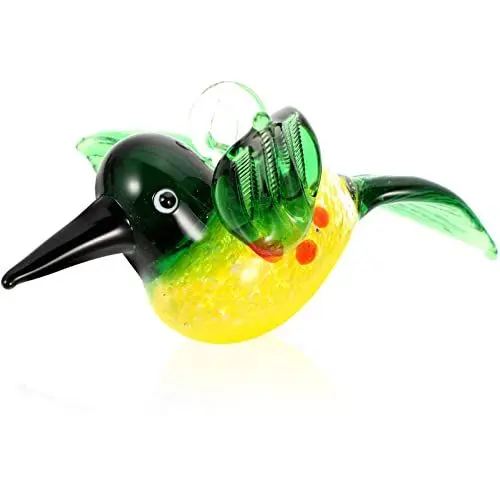 Produktbild: Zerodeko Vogelschmuck Aus Glas Glasfiguren Kolibri-Statue Briefbeschwerer Aus Kristall Vogelskulptur Aus Glas Vogelfigur Aus Kristall Glas Vogel Briefbeschwerer Glasdekor Handbuch Kunstwerk