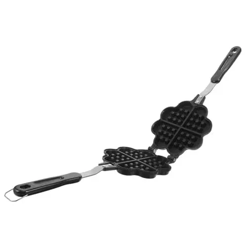 Produktbild: Zerodeko Kuchenform Tragbare Formen für Pfannkuchen und Waffeln Schnell Aufheizendes Waffeleisen für Zu Hause