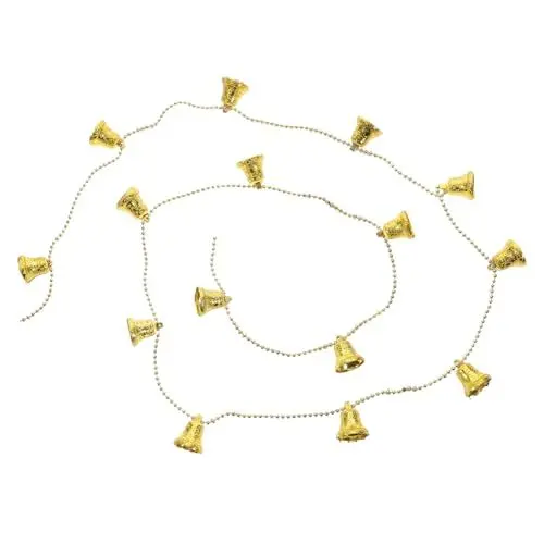 Produktbild: Zerodeko Weihnachten Baum Kette Ornament Goldene Glocke Outdoor String Decor für Urlaub