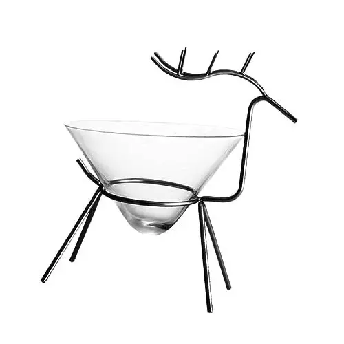 Produktbild: Zerodeko Hirschförmige Eisenkunstgläser 160 Ml Weinbecher Cocktailbecher Für Partyrestaurant