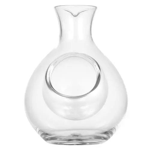 Produktbild: Zerodeko Weindekanter Kalter Sake-Glasdekanter 300 Ml Rotweinkaraffe Volle Flasche Weinkrug Kristall- -Weinkrug Whiskey-Dekanter Für Zuhause Bar Weinzubehör