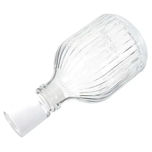 Produktbild: Zerodeko -whiskykaraffe Transparente Schnapsflasche Dekanterflasche Für Getränke Einfache Ausgießfunktion Polierte Kanten Und Ecken Stabile Aufbewahrung Für Wein Saft Und Wasser