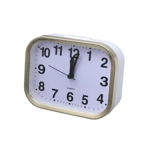 Produktbild: Zerodeko elektronischer Wecker Digitaluhr elektrischer Wecker Moderne Tischuhr Uhr für den täglichen Gebrauch Bürouhr Kinderwecker Stiller Wecker Reisewecker Quadrat Alarmuhr Reisen