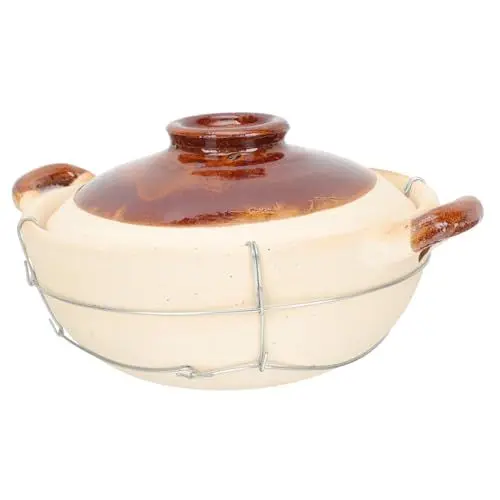 Produktbild: Zerodeko the cook die köchin me Hot-Pot-Auflauf aus Keramik Kochtöpfe aus Terrakotta japanisches Kochgeschirr tontopf Porzellan-Tontopf Mit Deckel Kochtopf China