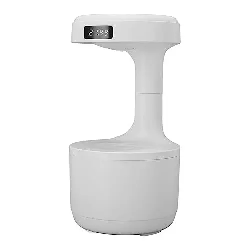Produktbild: Zerodis Anti-Schwerkraft-Luftbefeuchter, Wassertropfen-Luftbefeuchter, Luftanreicherungsbefeuchter, Leiser Betrieb, Feiner Nebel, Auslaufsicher, USB-betriebene Nebelbefeuchter (Weiss)