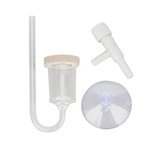 Produktbild: Zerodis Aquarium Blasenzähler, Aquarium Blasendiffusor Nanotechnologie Transparent für Aquarium (L)