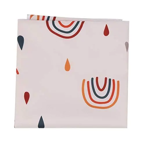 Produktbild: Zerodis Baby Dining Stuhlmatte, waschbare Bodenschutzmatte wasserdichte Baby Splat Bodenmatte für unter Hochstuhl Bodenschutz für unter Hochstuhl(110 * 110CM)