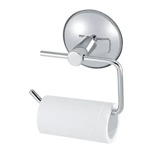 Produktbild: Zerodis Edelstahl Toilettenpapierhalter Wand befestigte Badezimmer Saugnapf Gewebe Zahnstange